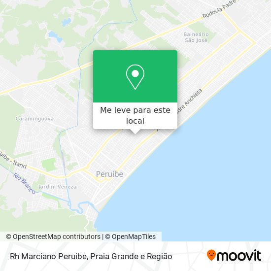 Rh Marciano Peruibe mapa