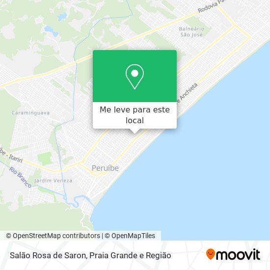 Salão Rosa de Saron mapa