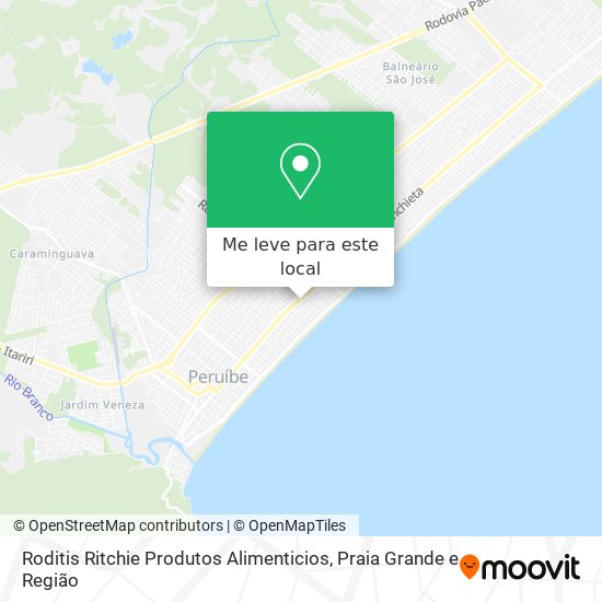Roditis Ritchie Produtos Alimenticios mapa
