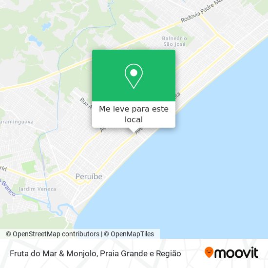 Fruta do Mar & Monjolo mapa