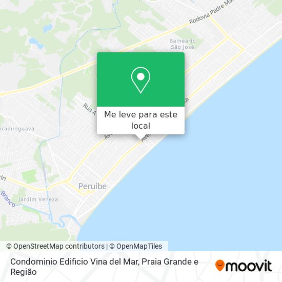 Condominio Edificio Vina del Mar mapa
