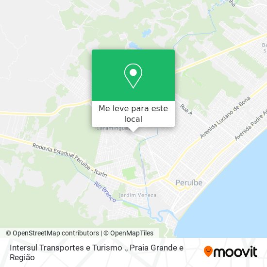Intersul Transportes e Turismo . mapa
