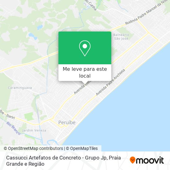 Cassucci Artefatos de Concreto - Grupo Jp mapa
