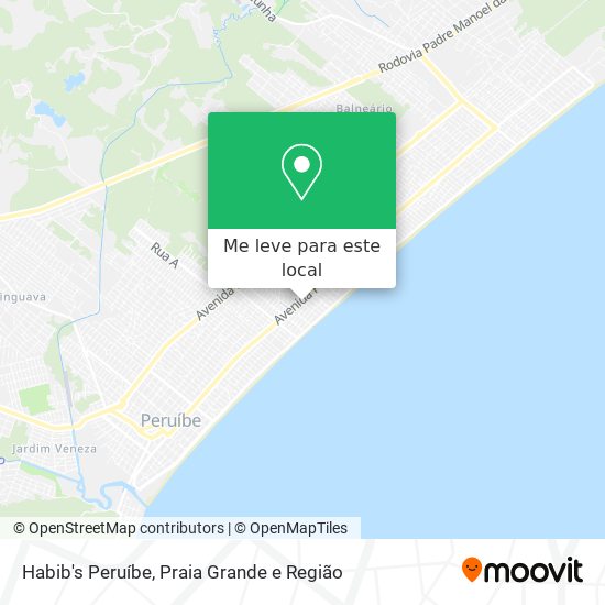 Habib's Peruíbe mapa
