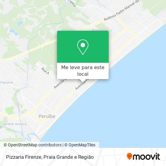 Pizzaria Firenze mapa