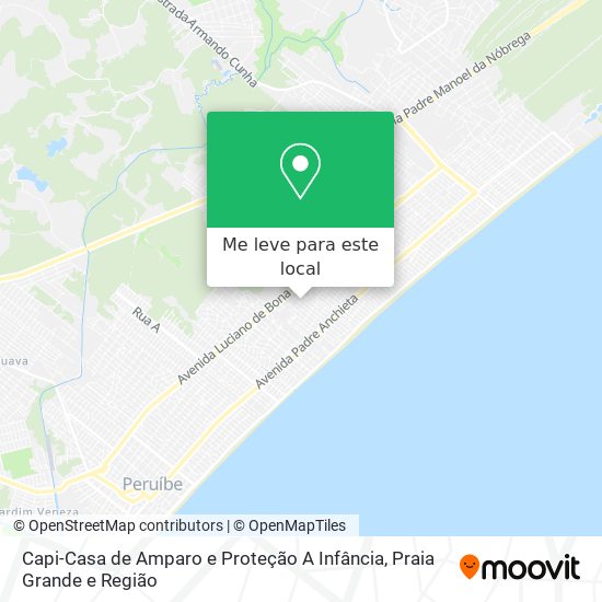 Capi-Casa de Amparo e Proteção A Infância mapa