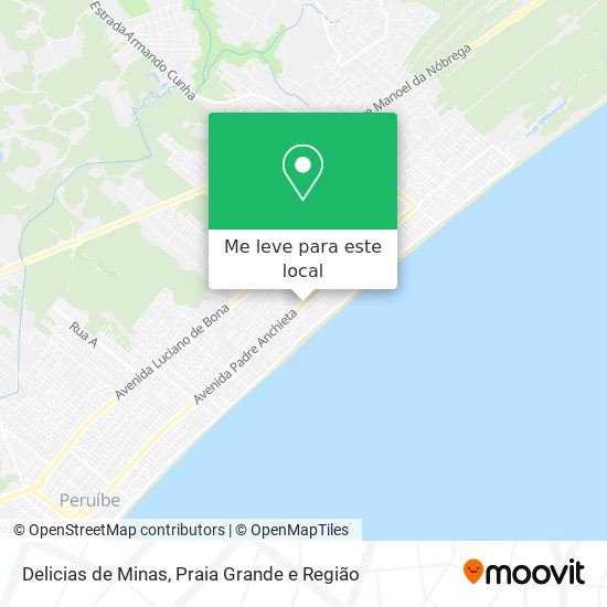 Delicias de Minas mapa