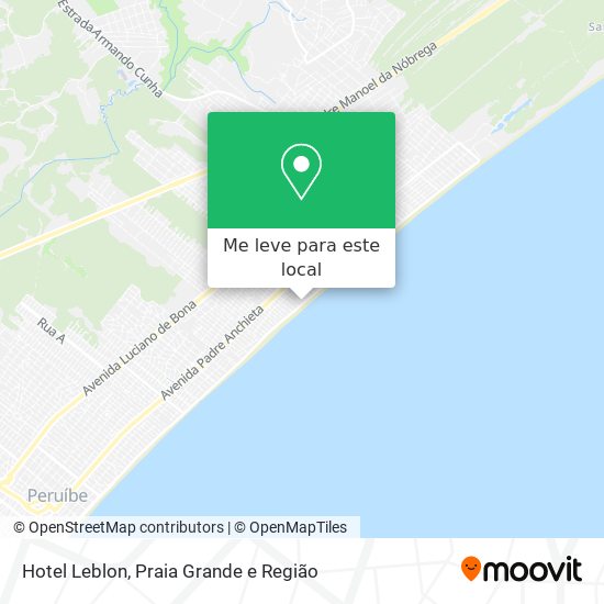 Hotel Leblon mapa