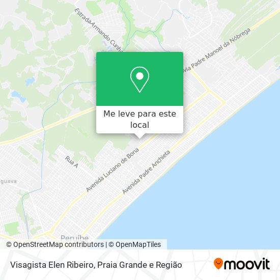Visagista Elen Ribeiro mapa