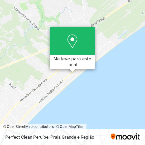 Perfect Clean Peruíbe mapa