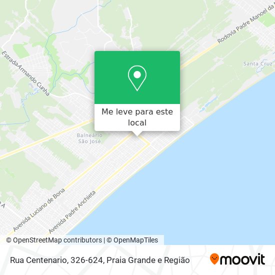 Rua Centenario, 326-624 mapa