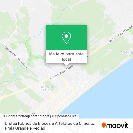 Urutau Fabrica de Blocos e Artefatos de Cimento mapa