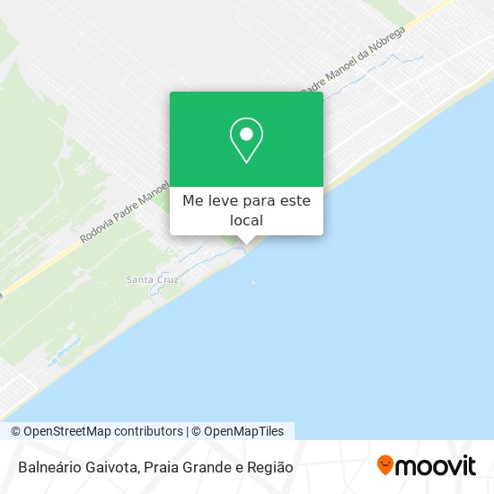 Balneário Gaivota mapa