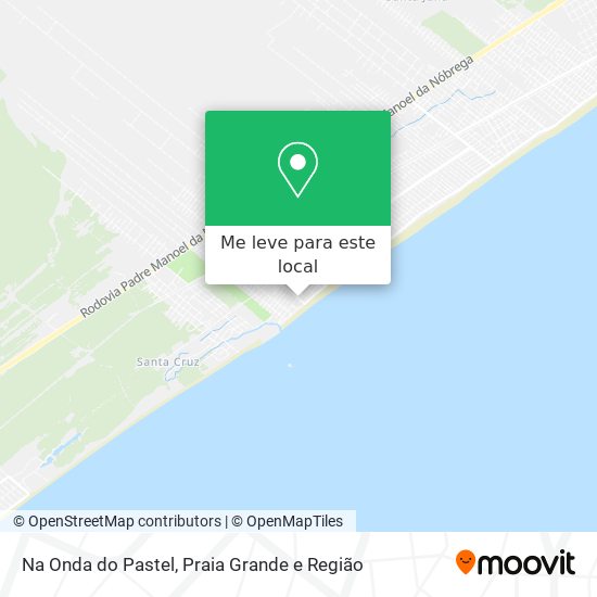 Na Onda do Pastel mapa