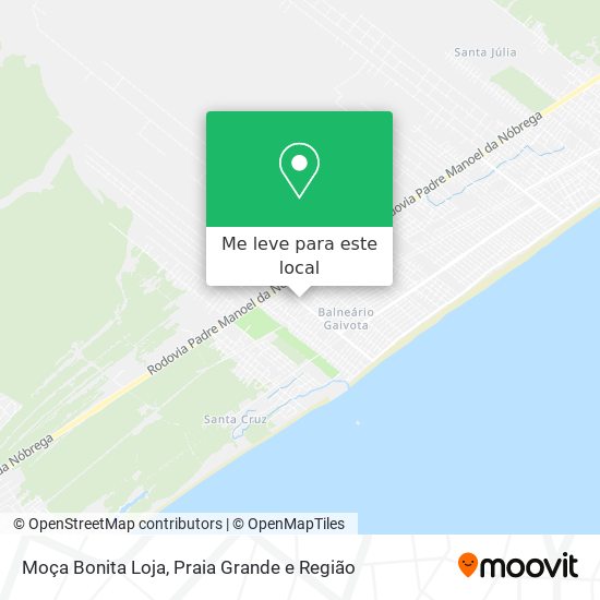 Moça Bonita Loja mapa