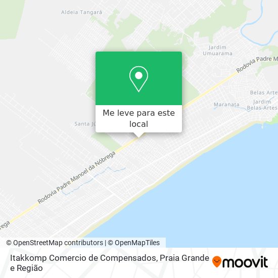 Itakkomp Comercio de Compensados mapa