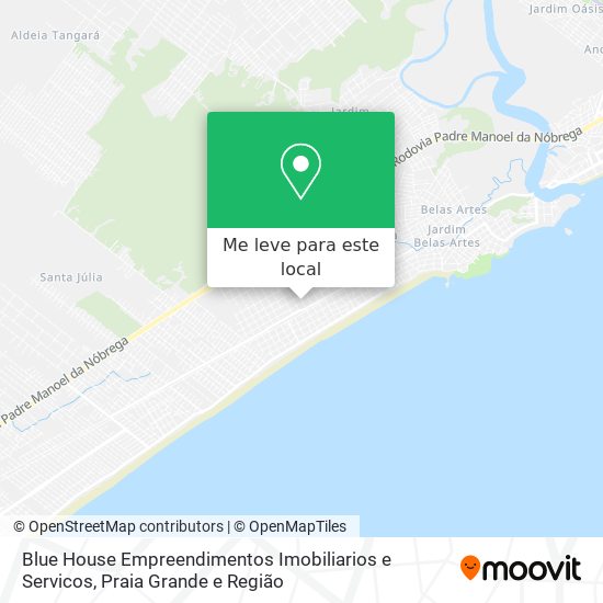 Blue House Empreendimentos Imobiliarios e Servicos mapa