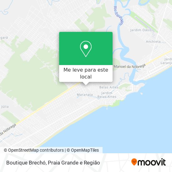 Boutique Brechó mapa