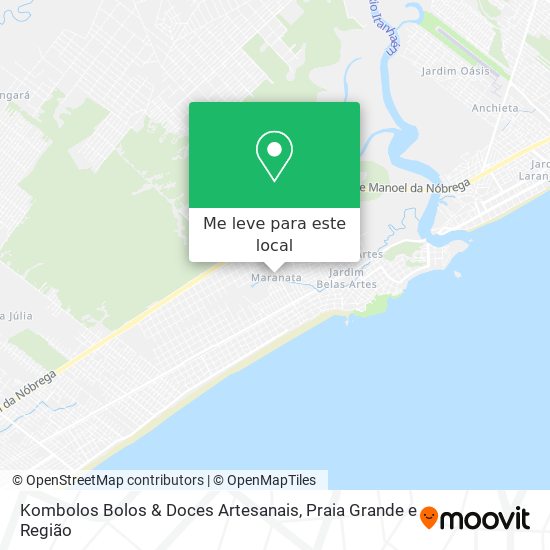 Kombolos Bolos & Doces Artesanais mapa
