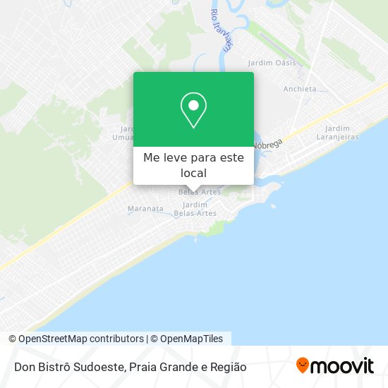 Don Bistrô Sudoeste mapa