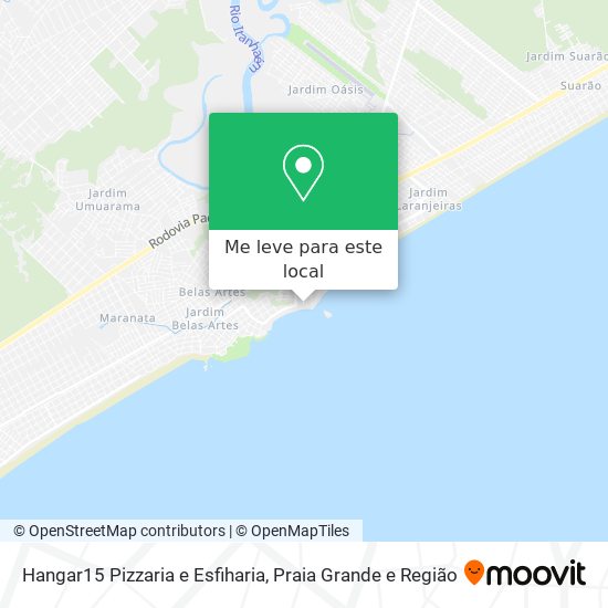 Hangar15 Pizzaria e Esfiharia mapa