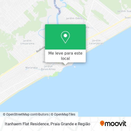 Itanhaem Flat Residence mapa