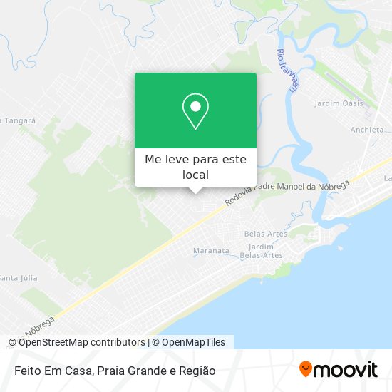 Feito Em Casa mapa