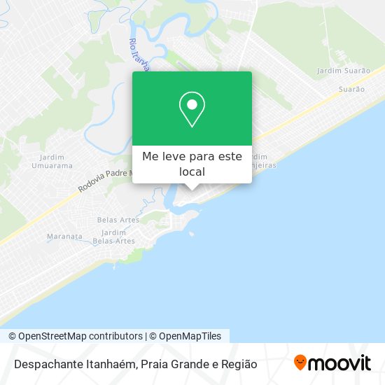 Despachante Itanhaém mapa