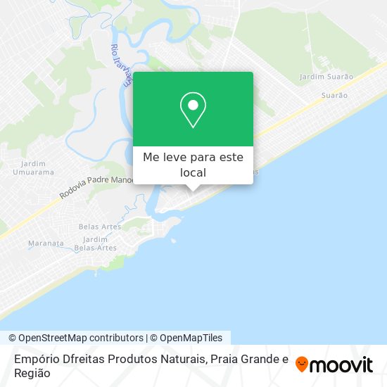 Empório Dfreitas Produtos Naturais mapa