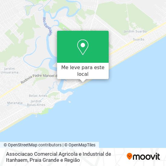 Associacao Comercial Agricola e Industrial de Itanhaem mapa