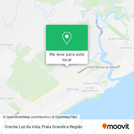 Creche Luz da Vida mapa