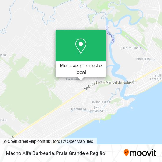 Macho Alfa Barbearia mapa