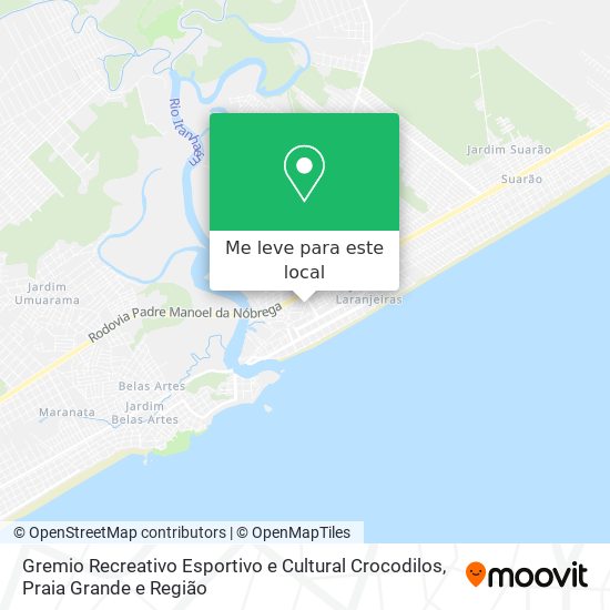 Gremio Recreativo Esportivo e Cultural Crocodilos mapa