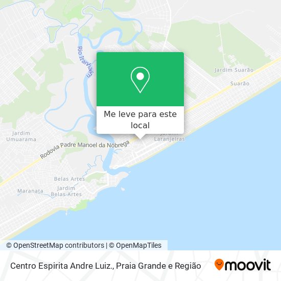 Centro Espirita Andre Luiz. mapa