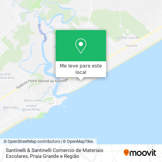 Santinelli & Santinelli Comercio de Materiais Escolares mapa