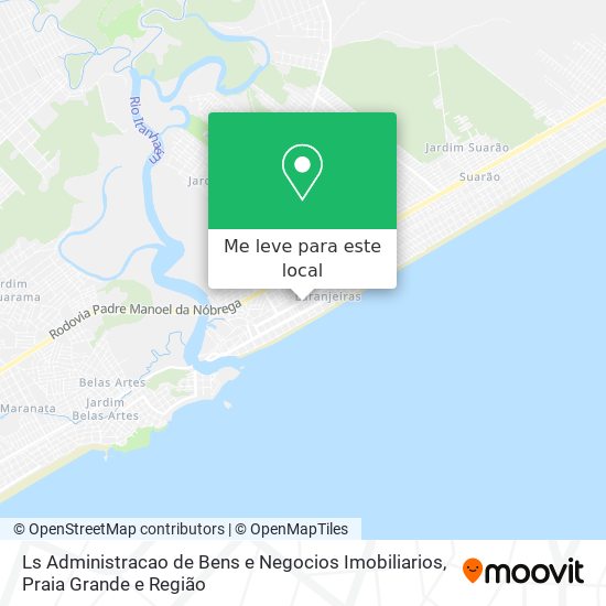 Ls Administracao de Bens e Negocios Imobiliarios mapa