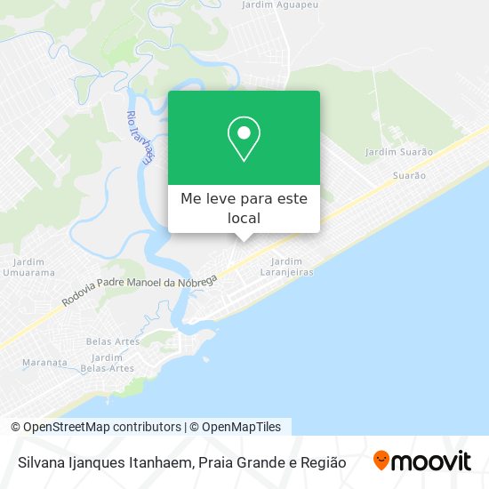 Silvana Ijanques Itanhaem mapa