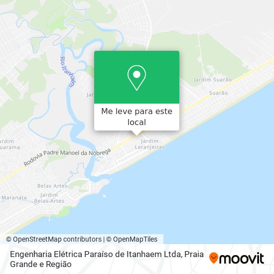Engenharia Elétrica Paraíso de Itanhaem Ltda mapa