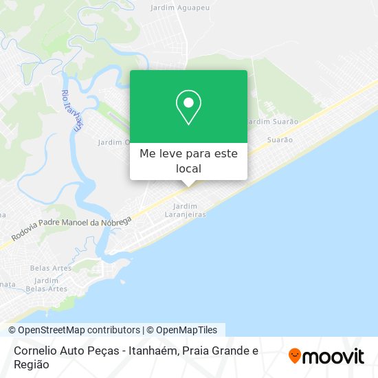 Cornelio Auto Peças - Itanhaém mapa