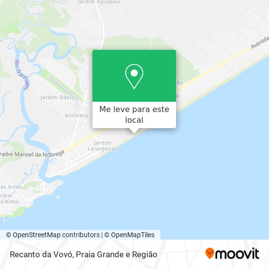 Recanto da Vovó mapa