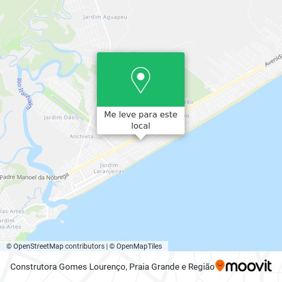 Construtora Gomes Lourenço mapa