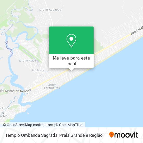 Templo Umbanda Sagrada mapa
