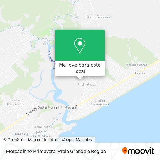 Mercadinho Primavera mapa
