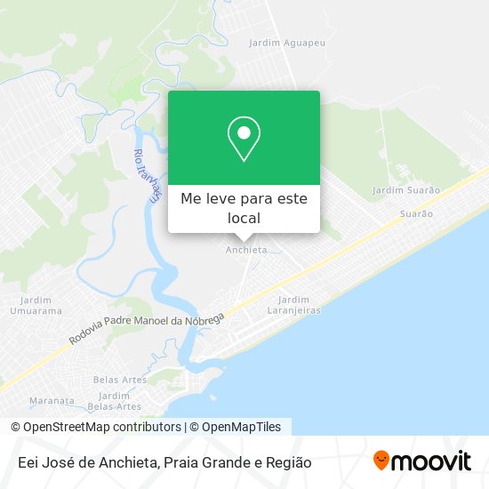 Eei José de Anchieta mapa