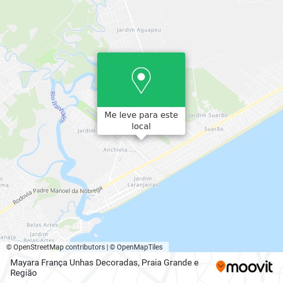 Mayara França Unhas Decoradas mapa