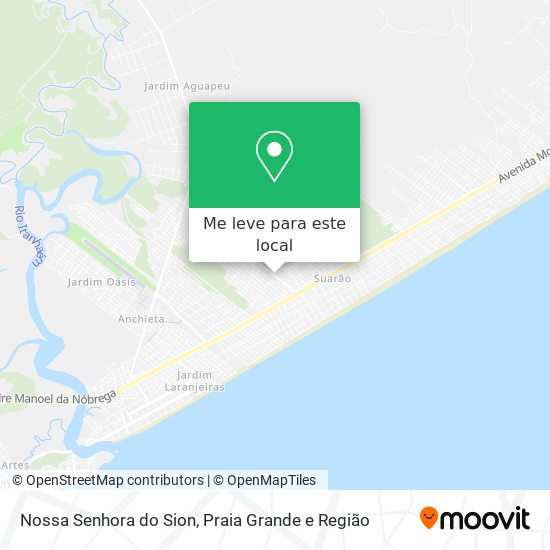 Nossa Senhora do Sion mapa