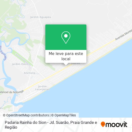 Padaria Rainha do Sion - Jd. Suarão mapa