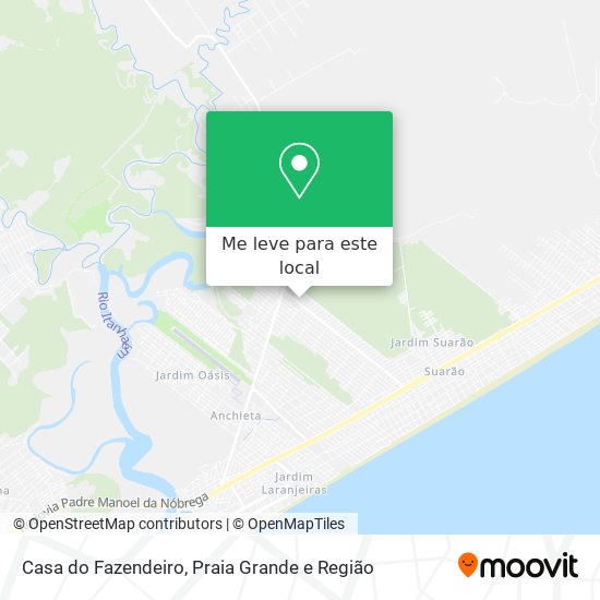 Casa do Fazendeiro mapa