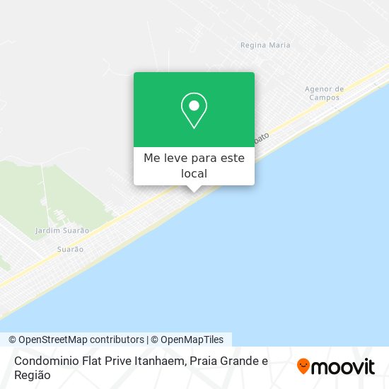 Condominio Flat Prive Itanhaem mapa
