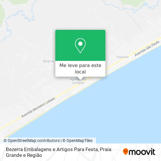Bezerra Embalagens e Artigos Para Festa mapa